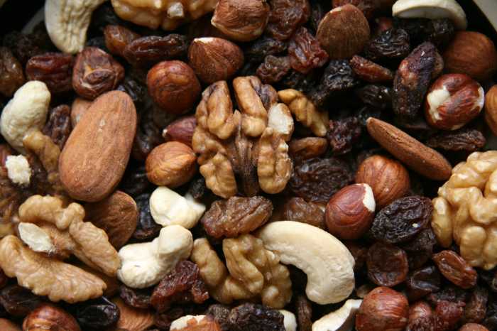 Mixed Nuts with Raisins