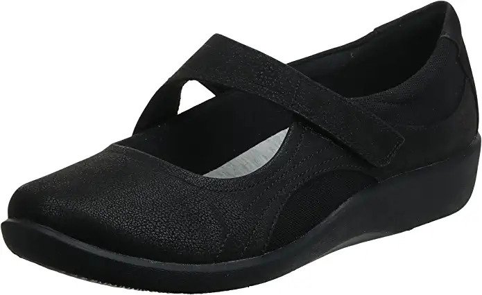 Best walking shoes for seniors: CLARKS Women's Sillian Bella Mary Jane Flat