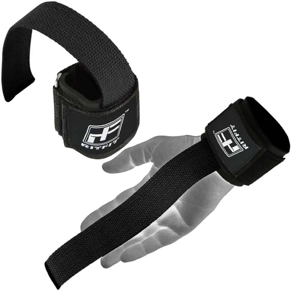 RitFit Lifting Straps + Wrist Protector for Weightlifting, Bodybuilding, MMA, Powerlifting, Strength Training ~ Men & Women